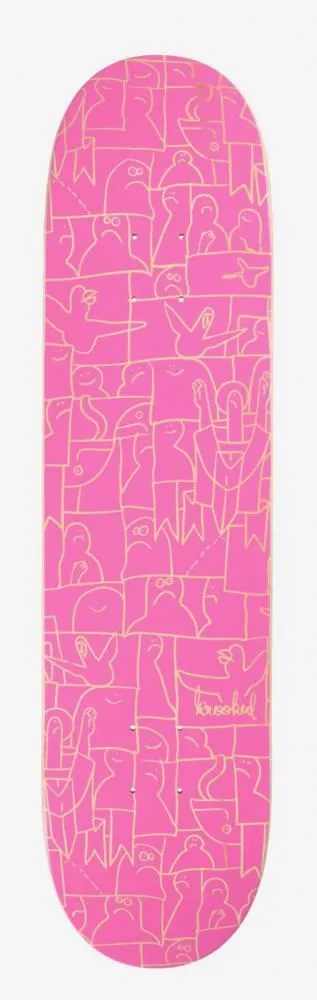Krooked PP Flock Pink Custom Complete Skateboard - 8.06"