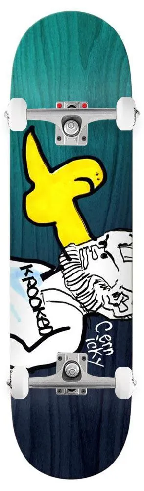 Krooked Pro Cernicky Socrates Custom Complete Skateboard - 8.06"