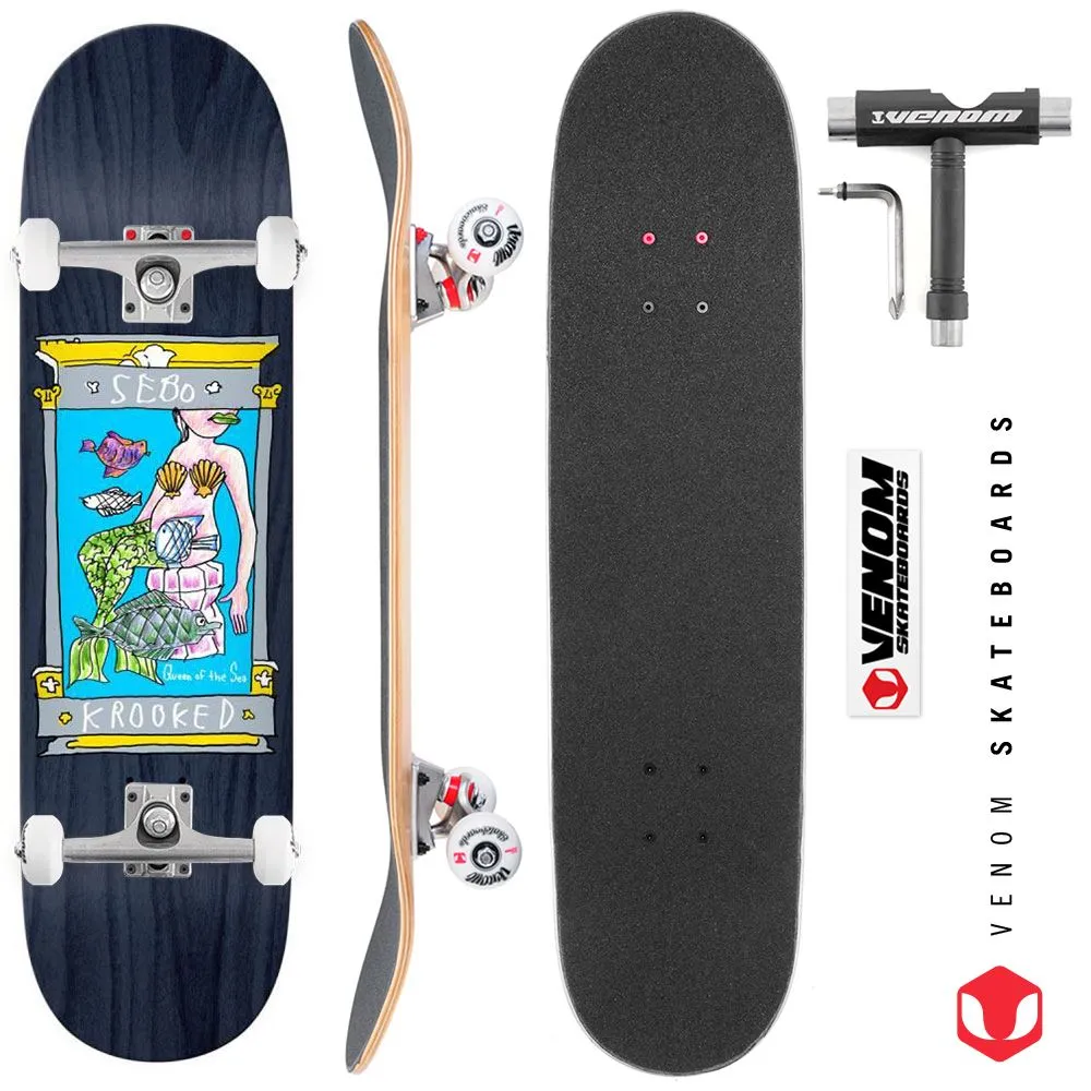 Krooked Pro Sebo Maritime Custom Complete Skateboard - 8.38"