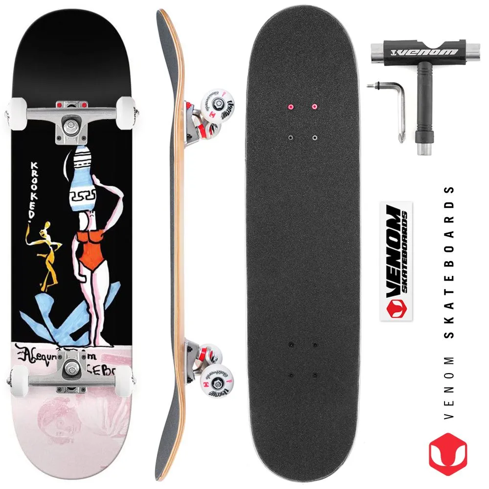 Krooked Pro Sebo Vase Custom Complete Skateboard - 8.06"