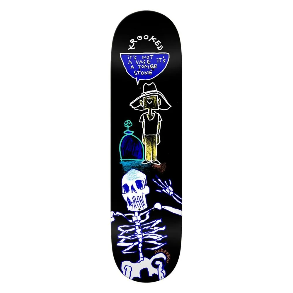 Krooked s Manderson Tombe Stone x Venom Custom Complete Skateboard - 8.38"