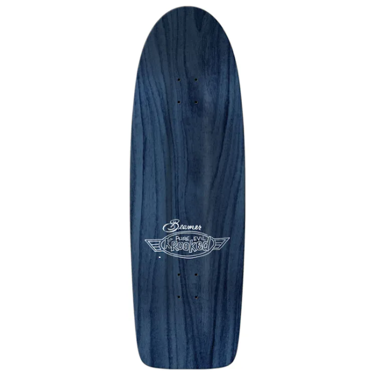 Krooked Skateboards Pure Evil Bird Beamer LTD Edition Custom Shape Skateboard Deck 10.75"