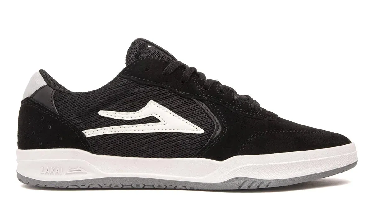 Lakai Atlantic Shoes Black/Light Grey Suede