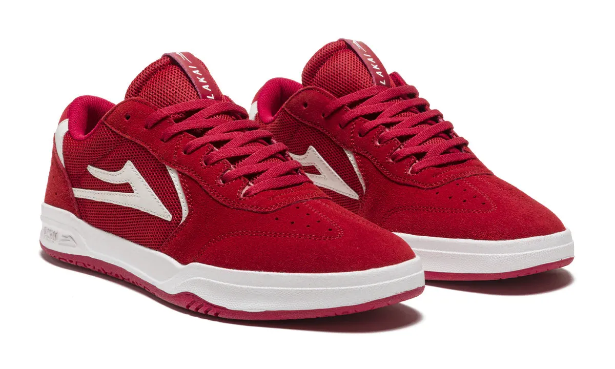 Lakai Atlantic Shoes Red Suede