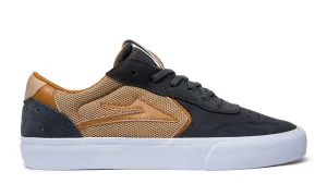 Lakai Atlantic Vulc Skate Shoes - Charcoal / Tan