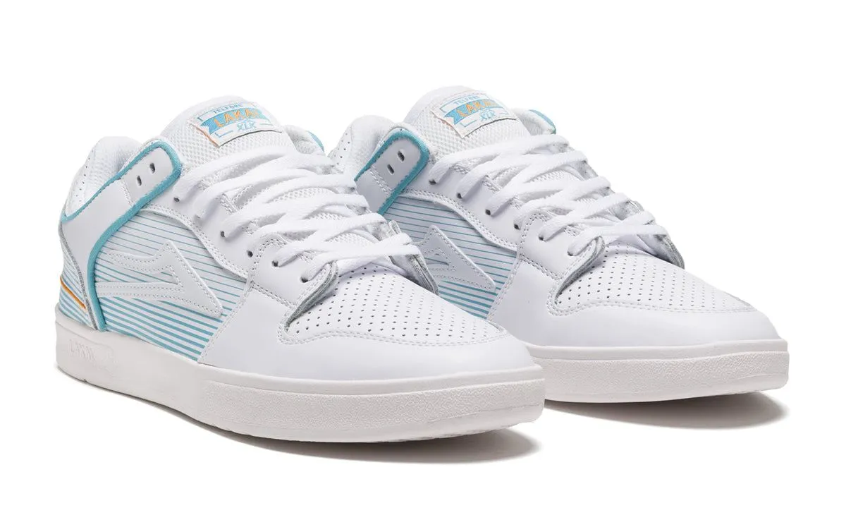 Lakai Telford Low x Rob Welsh White Leather Skate Shoes