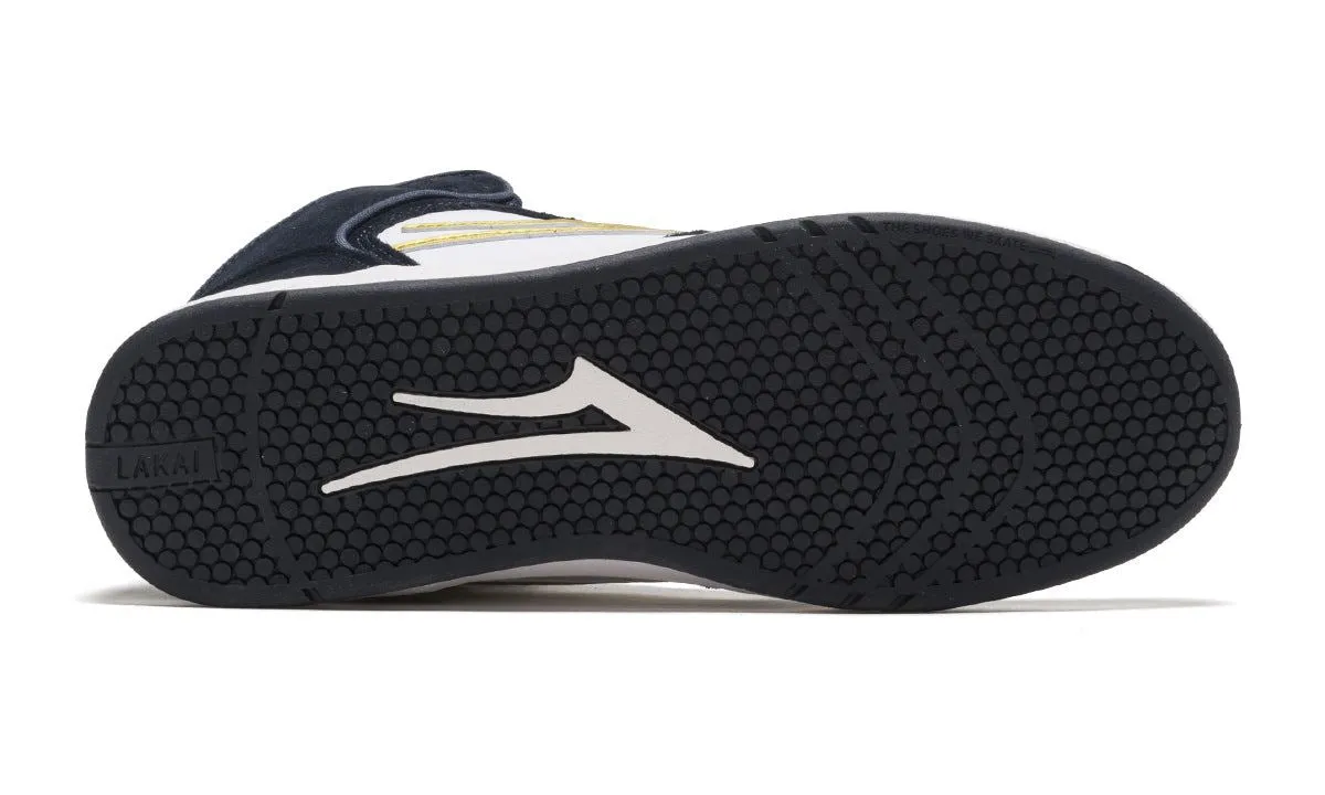 Lakai Telford Navy White Suede Skate Shoes