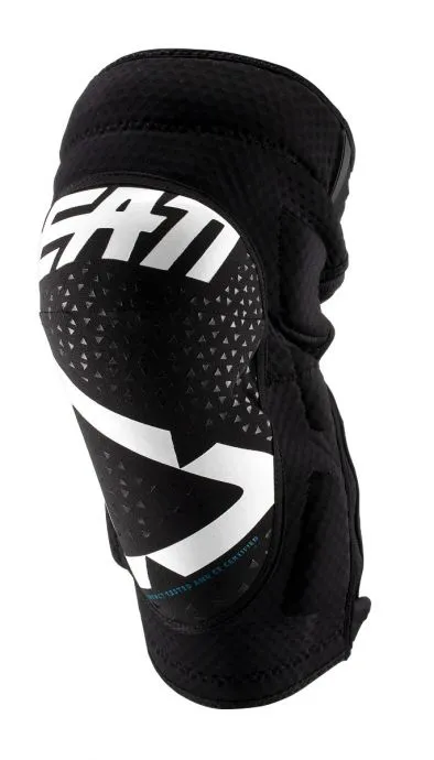 LEATT KNEE GUARD 3DF 5.0 ZIP [WHITE/BLACK] 2019