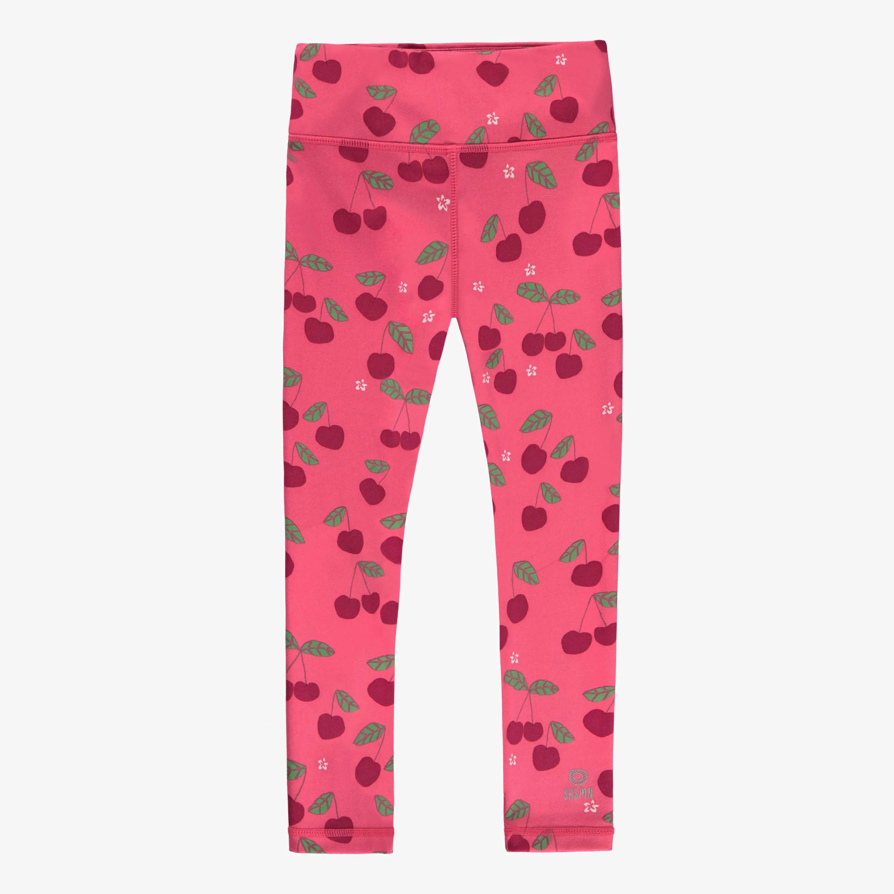Legging de sport rose à motifs, enfant  || Pink sports legging with all over print, child