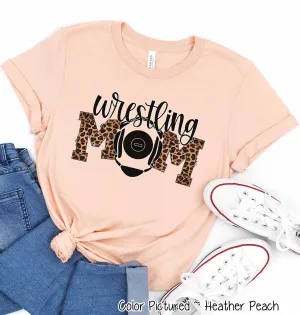 Leopard Wrestling Mom Tee