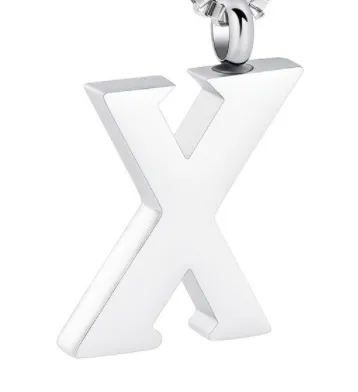 Letter Cremation Necklace