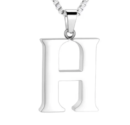 Letter Cremation Necklace