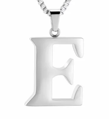 Letter Cremation Necklace