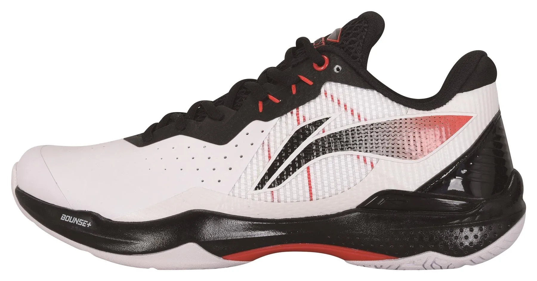 Li-Ning Thunder Mens Badminton Shoe - White / Black