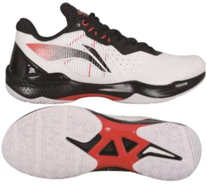 Li-Ning Thunder Mens Badminton Shoe - White / Black