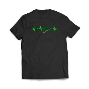 Life Support Gun Heartbeat T-Shirt