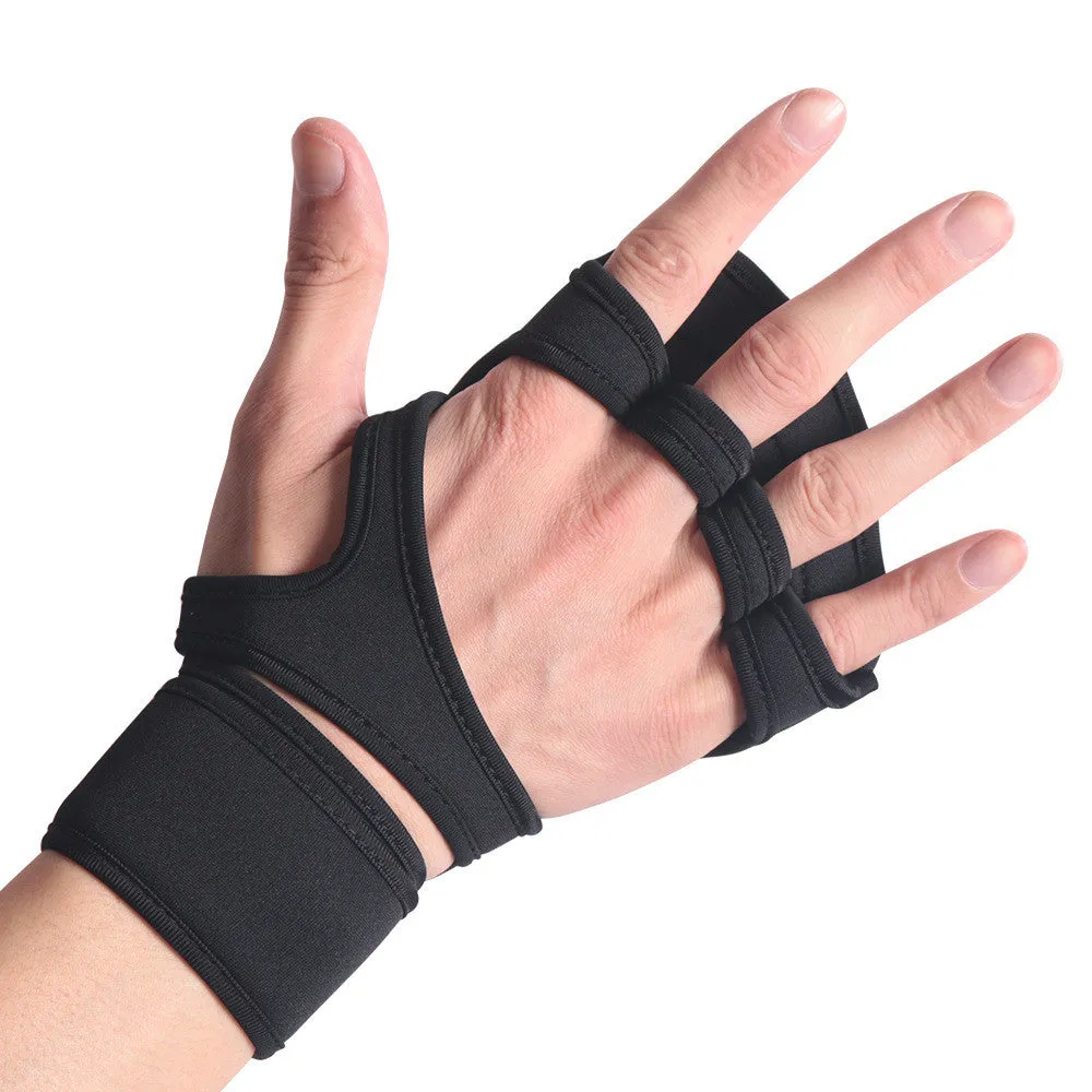 Lifting Workout Grip Training Sports Anti Slip Breathable Exercise Fitness Gloves