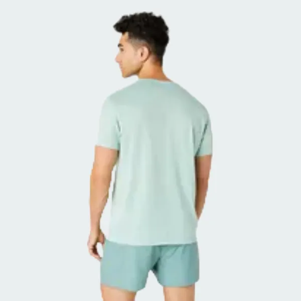 LIGHT CELADON SILVER ASICS TOP