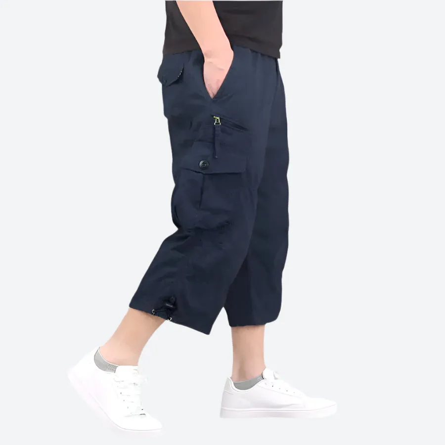 Lightweight Cargo Knee-Length Shorts