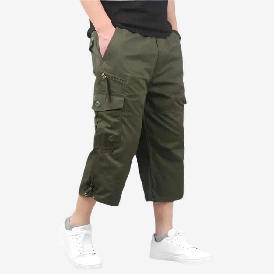 Lightweight Cargo Knee-Length Shorts