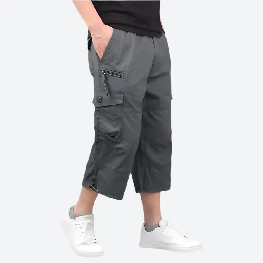 Lightweight Cargo Knee-Length Shorts