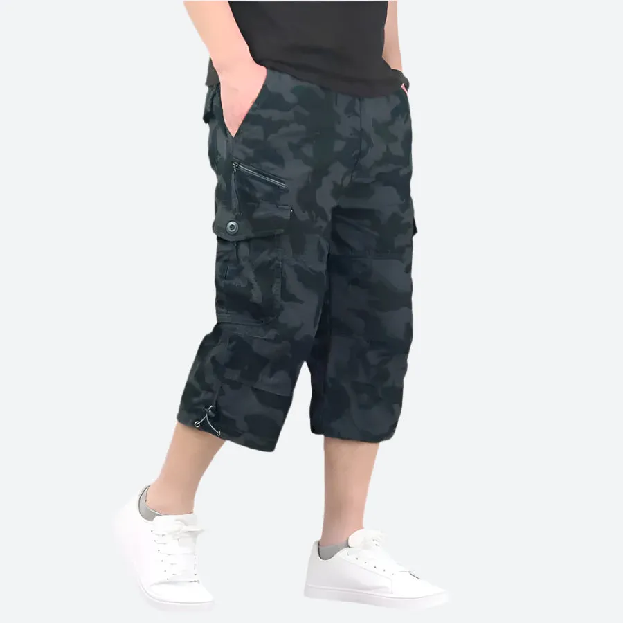 Lightweight Cargo Knee-Length Shorts