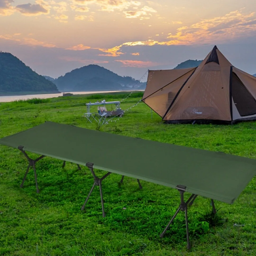 Lightweight Portable Dual-purpose Outdoor Folding Bed