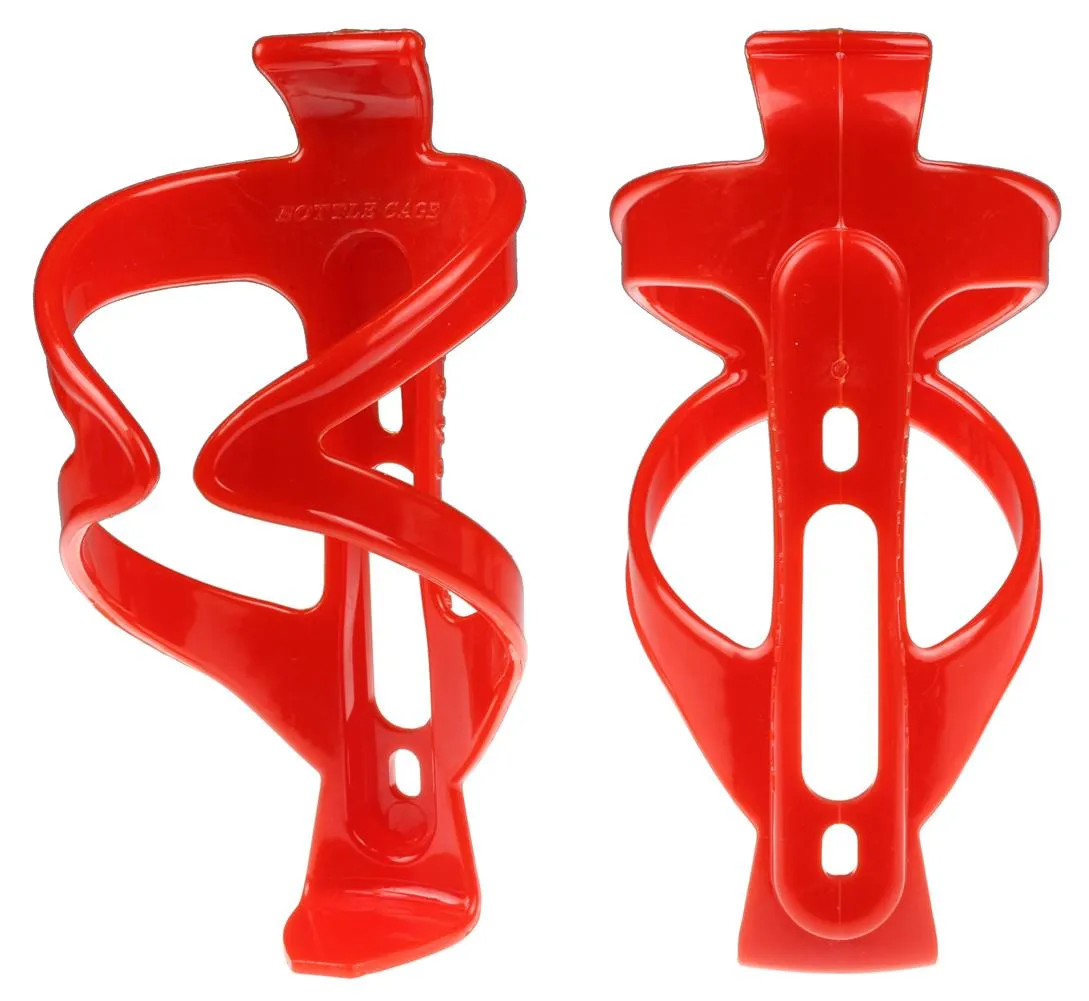 Lightweight Water Bottle Holder for Bicycle - Black, Red, Blue or White