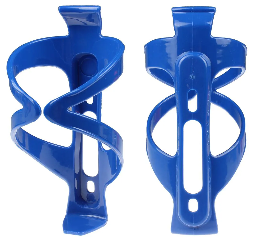 Lightweight Water Bottle Holder for Bicycle - Black, Red, Blue or White