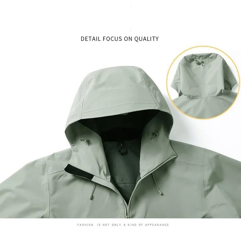 Lightweight Waterproof Shell Jacket for Men