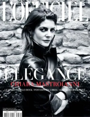 L'OFFICIEL Paris Magazine September 2013 CHIARA MASTROIANNI Hailey Gates SIGNE BELFIORE