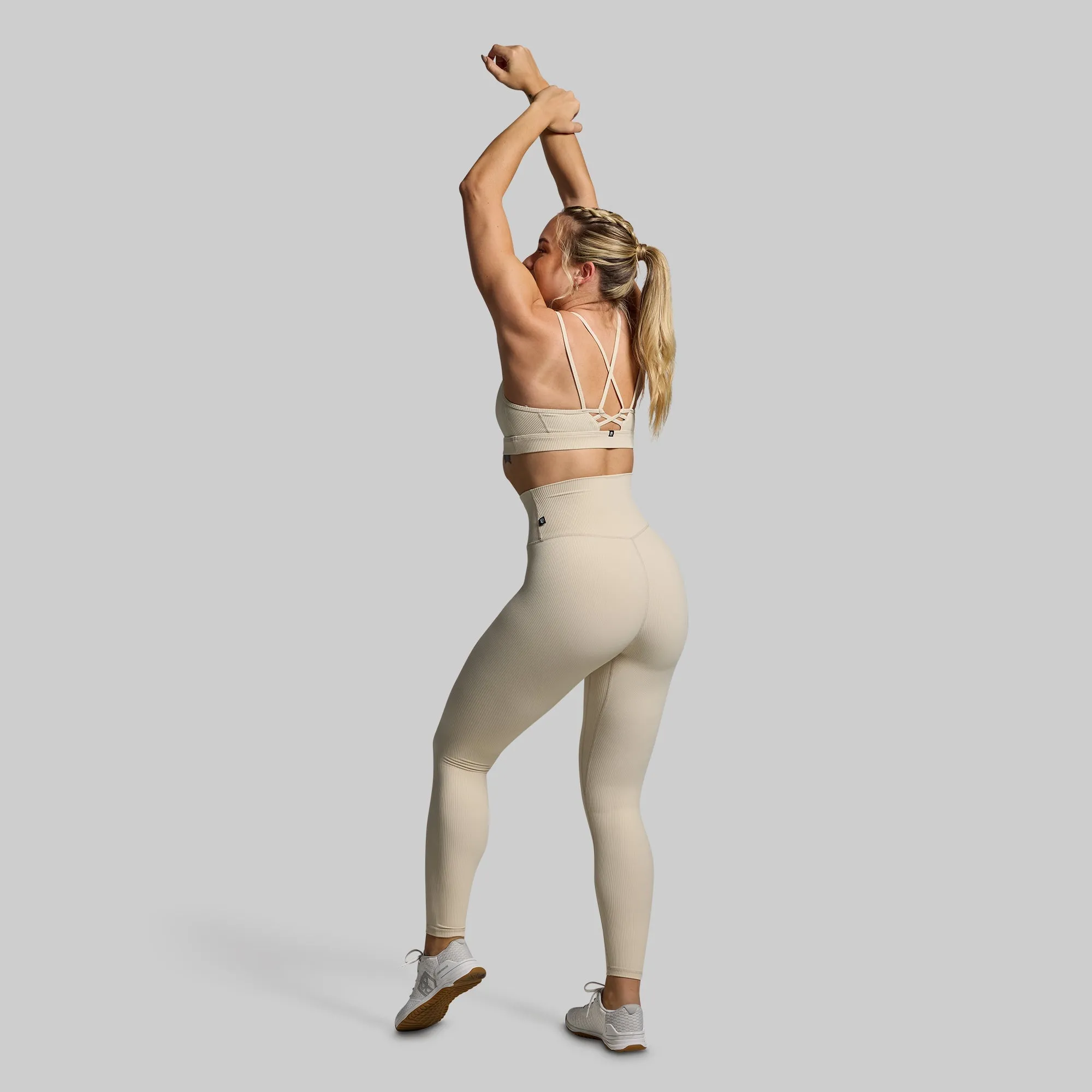 Lotus Sports Bra (Oatmeal)