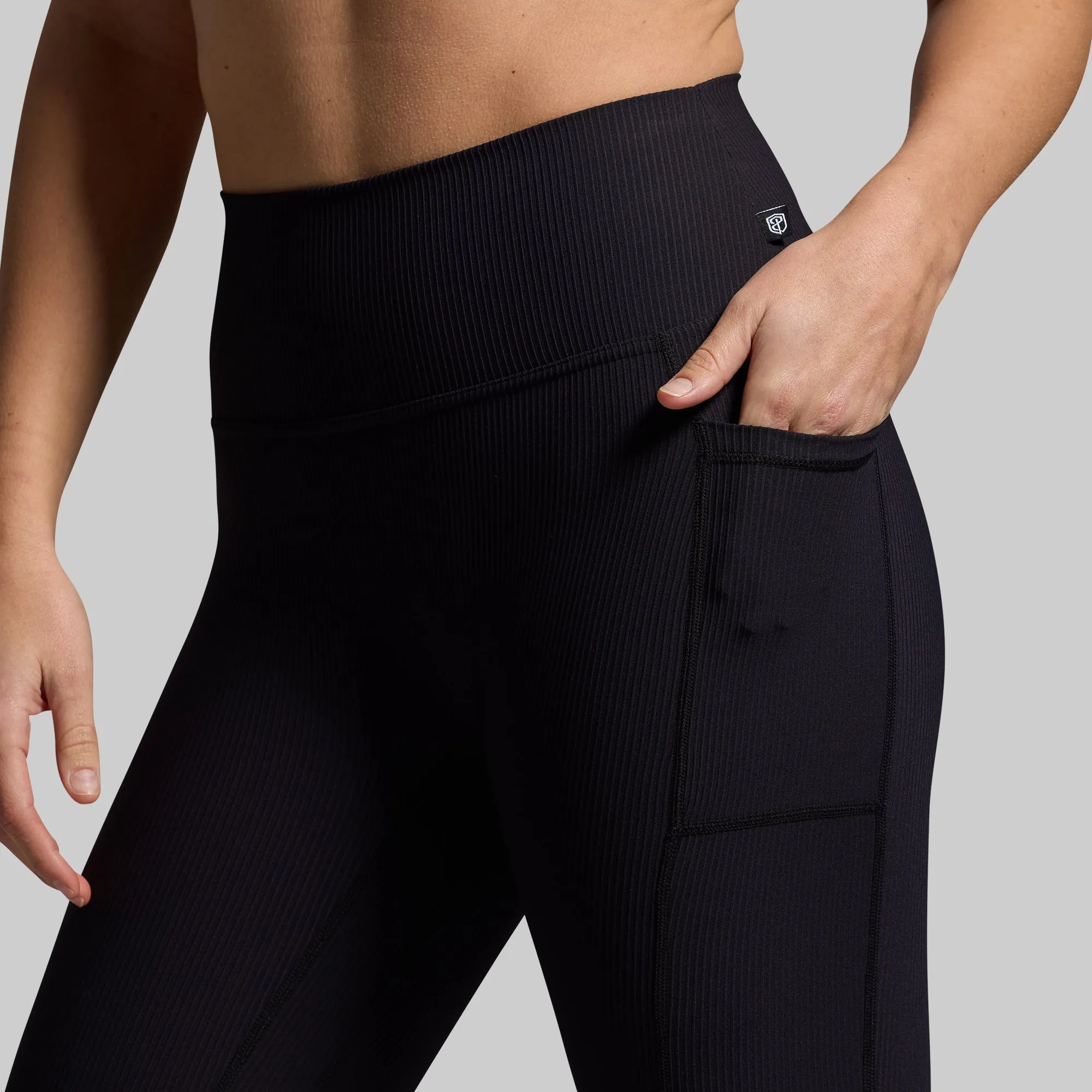 Lotus Sports Bra Set (Black)