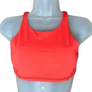 Lululemon Energy Orange Sport Bra Razorback Running Support Bra