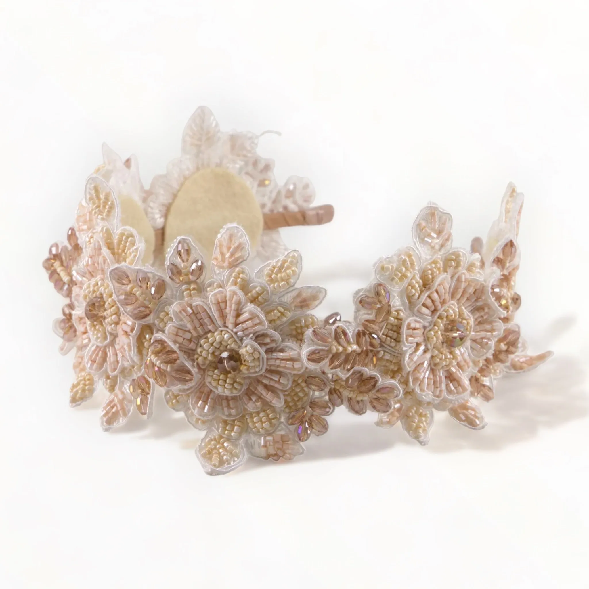 Luxury Hadraniel Lace and Crystal Headband