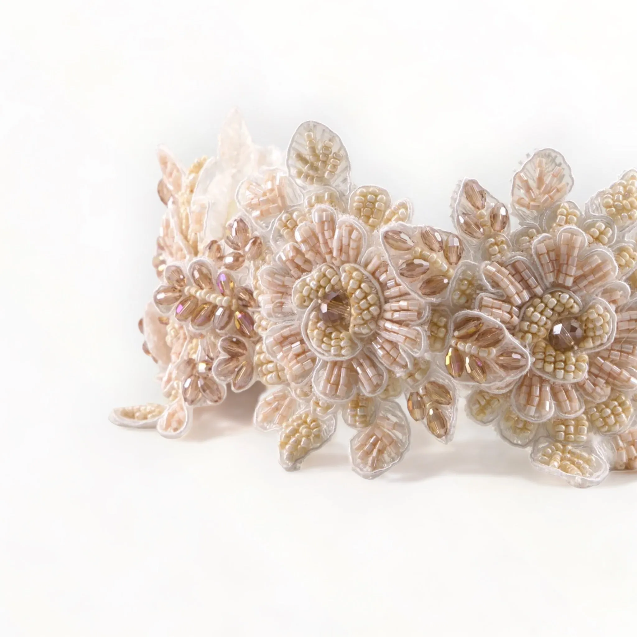 Luxury Hadraniel Lace and Crystal Headband