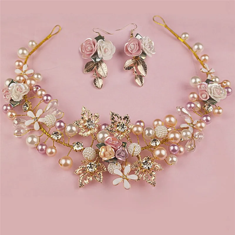 Luxury Pearl Handmade Tiara