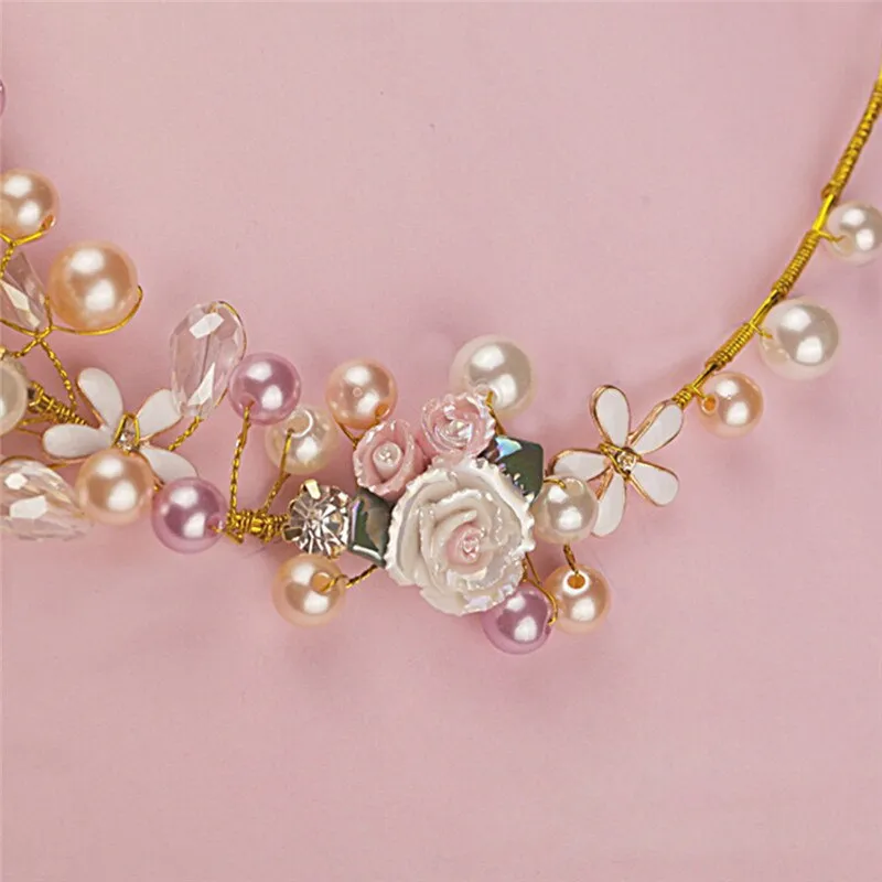 Luxury Pearl Handmade Tiara