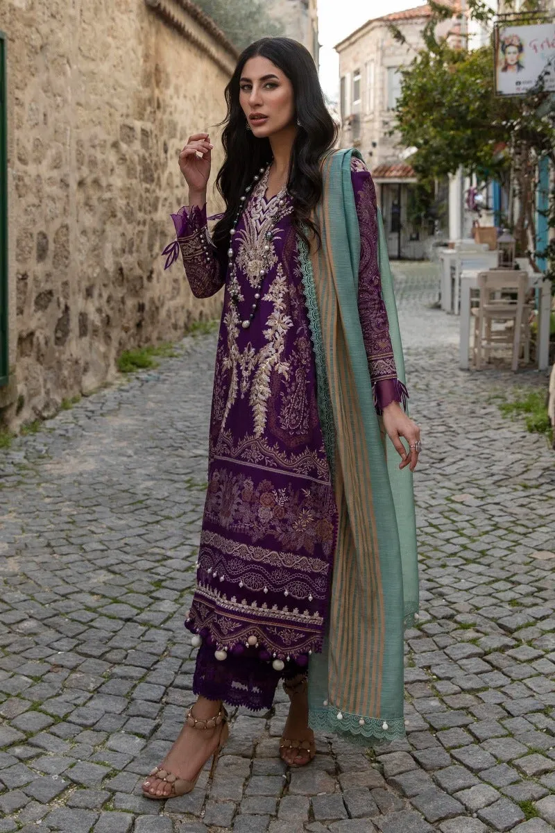 M221-005A-CU | Sana Safinaz Muzlin Spring Collection 2022 Vol 1  | Unstitched Printed Lawn Suits
