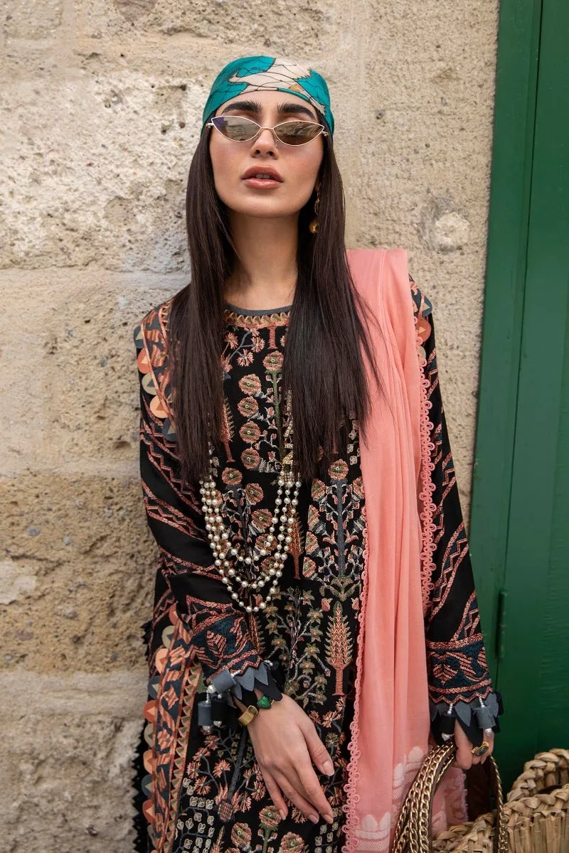 M221-012A-CM | Sana Safinaz Muzlin Spring Collection 2022 Vol 1  | Unstitched Printed Lawn Suits