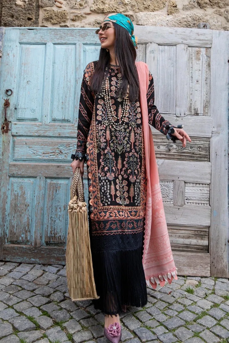 M221-012A-CM | Sana Safinaz Muzlin Spring Collection 2022 Vol 1  | Unstitched Printed Lawn Suits
