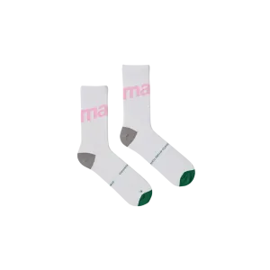 MAAP Training Sock - White / Orchid