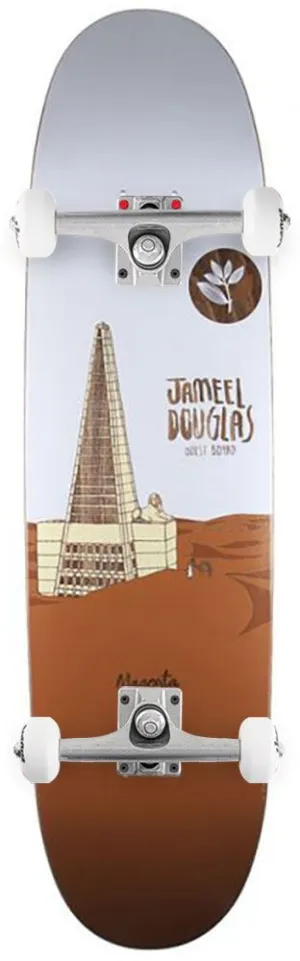Magenta Jameel Douglas Guest Board 90's Shape Complete Skateboard - 8.0"