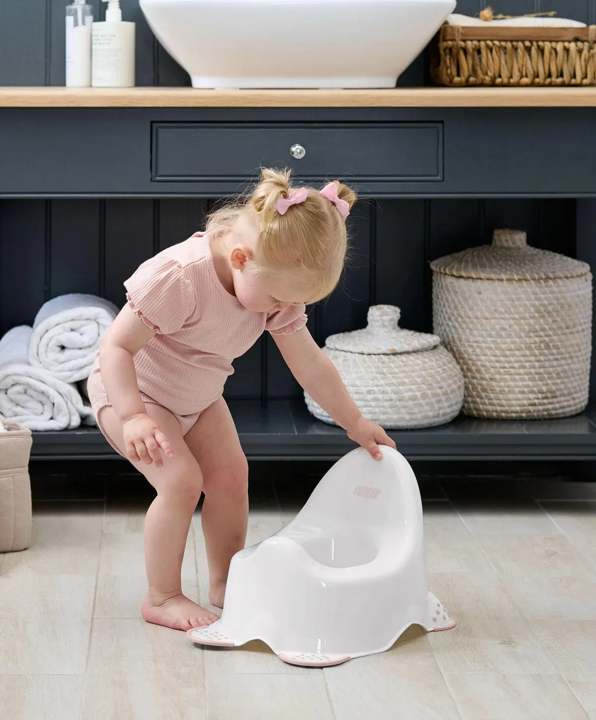 Mamas & Papas Anti Slip Potty –  Blossom Pink