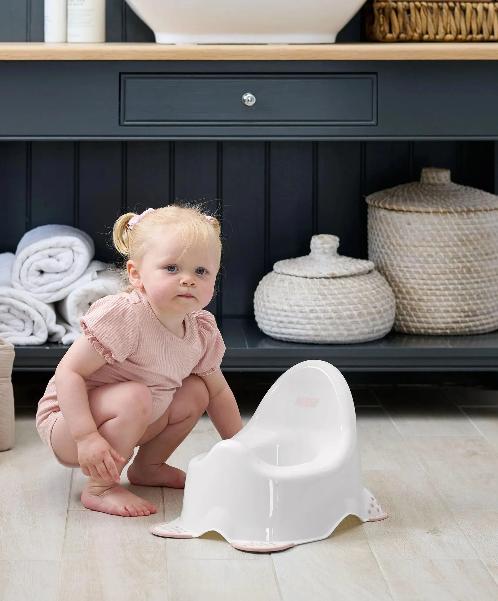 Mamas & Papas Anti Slip Potty –  Blossom Pink