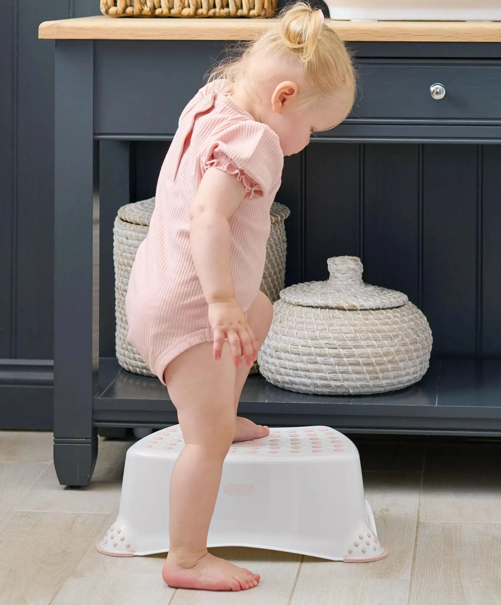 Mamas & Papas Anti Slip Step Up Stool – Blossom Pink