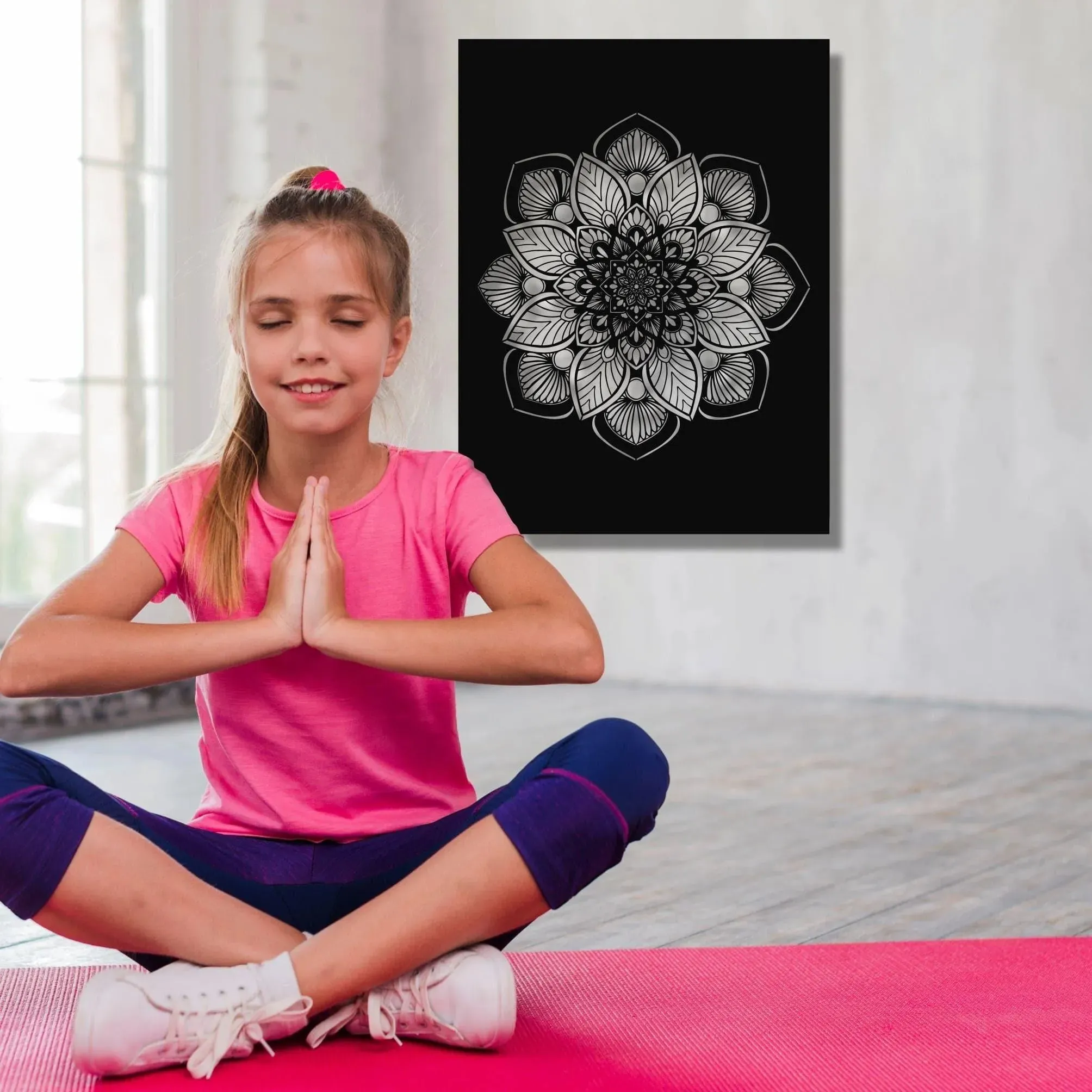 Mandala Art Metal Wall Hanging Decor