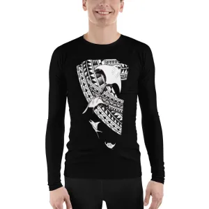 Manta Tattoo Men's Rash Guard - Design by Leo Pgram