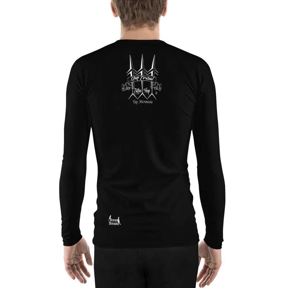 Manta Tattoo Men's Rash Guard - Design by Leo Pgram