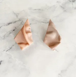 Mauve Effect polymer clay earrings